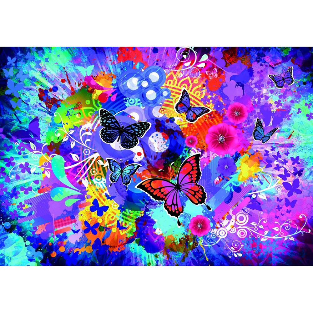 

Colorful Butterfly - Round Drill Diamond Painting - 30x40cm, 501 Original