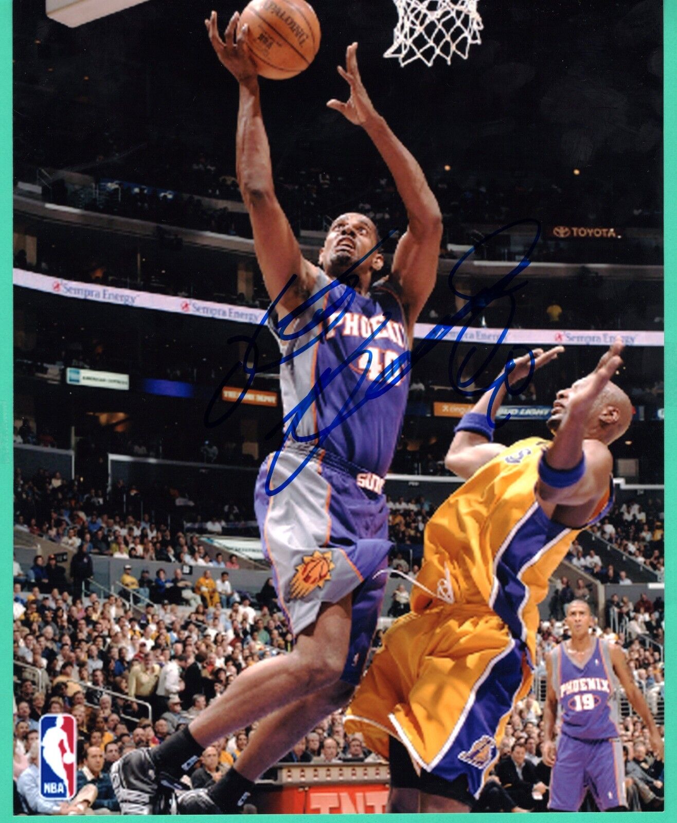 Kurt Thomas NBA Phoenix Suns Hand Signed Autograph 8x10 Photo Poster painting