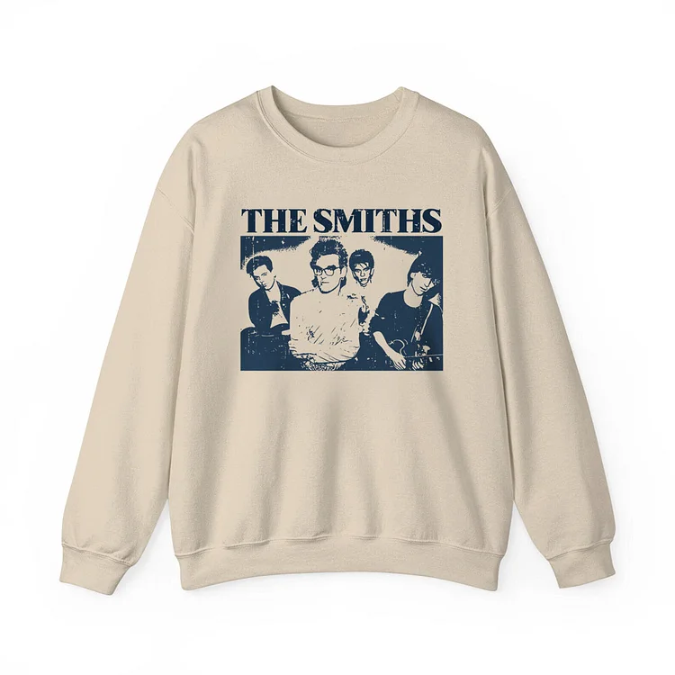 Teecade Teecade The Smiths Blue Vintage Color Sweatshirt