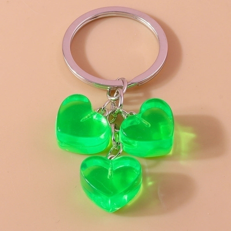 Minimalist Color Block Resin Women’s Keychain