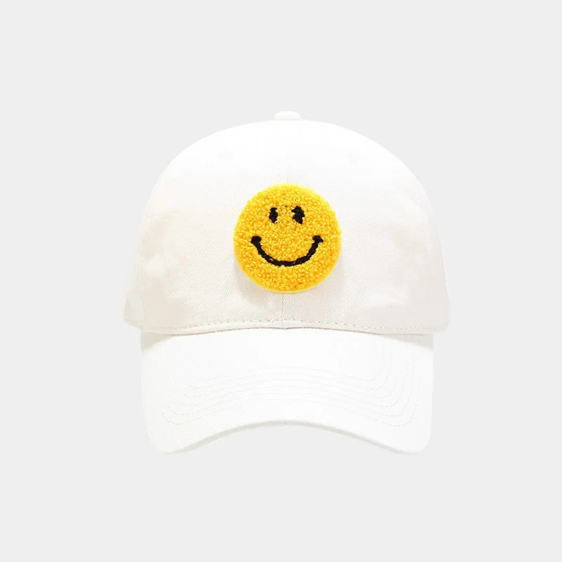 Smile Patch Soft Top Baseball Cap
