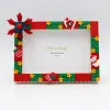 Chirstmas DIY Building Block Photo Frame Kit,Creative Handmade Assembled Photo Frame Handmade Craft Gift Home Tabletop Display Decor