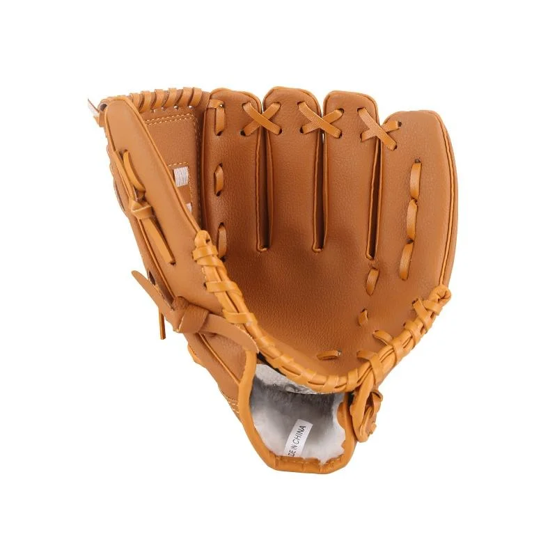 PVC Outdoor Motion Baseball Leather Baseball Pitcher Softball Gloves, Size:12.5 inch