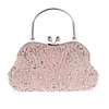 Women's Evening Bag PU Leather Beading Embroidery Glitter Shine Party Bag