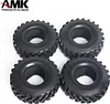 AMK 4Pcs Rubber Off Road 2.2 Tires for 1/10 RC Crawler Cars Axial SCX10 90046 RR10 WRAITH TRX4 KM2 KM4 Accessories