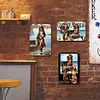 3PCS capitaine bi&egrave;re - Panneaux en &eacute;tain m&eacute;tallique(20*30cm/30*40cm) - Bi&egrave;re