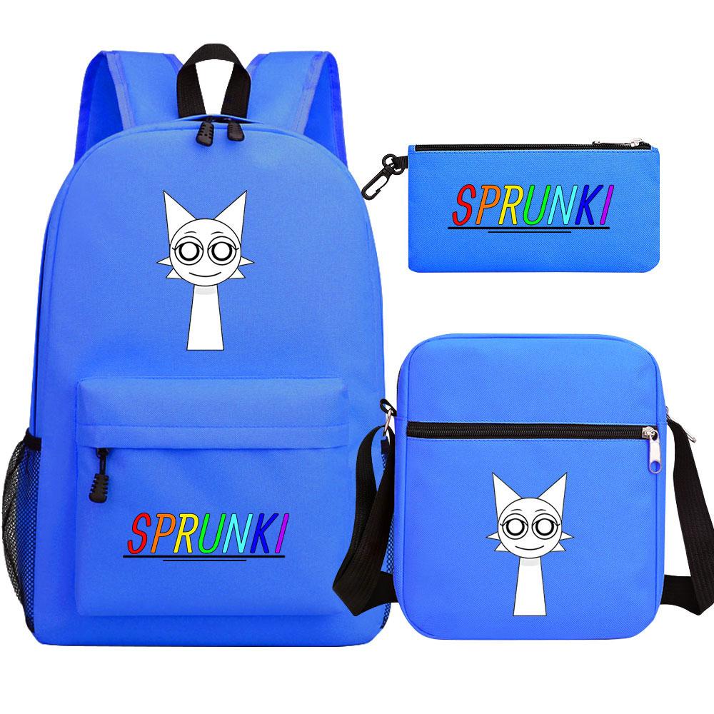 Mayoulove Sprunki Backpack Lightweight Design with Multiple Pockets for School Adventures-Mayoulove