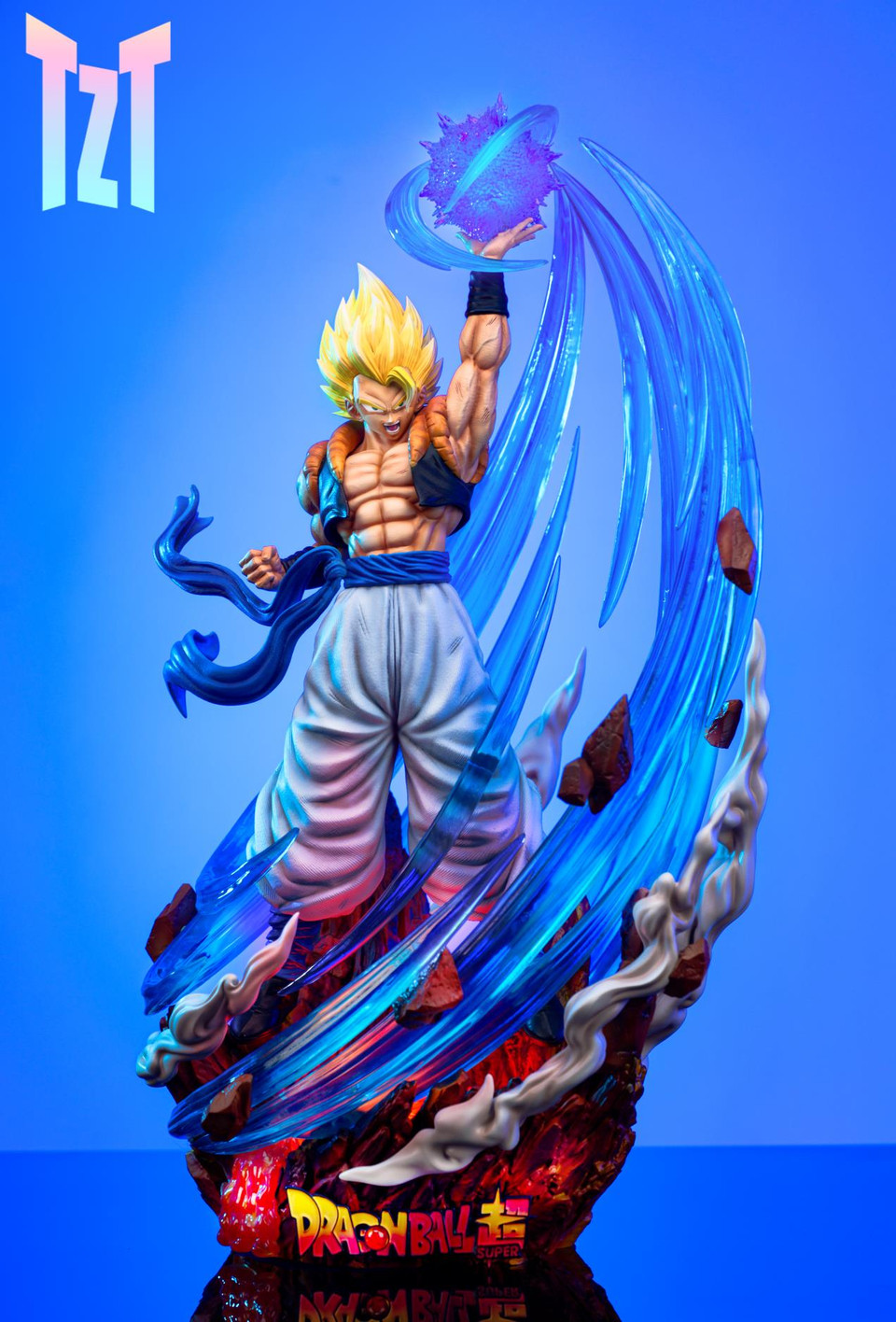 1/6 Scale Super Saiyan Blue Gogeta with LED - Dragon Ball Resin Statue -  ChuShiShe Studio [Pre