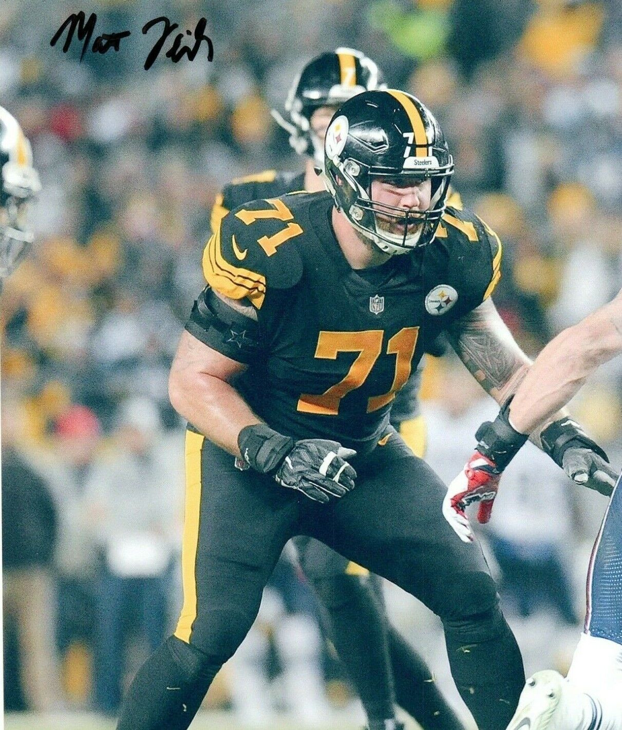 Matt Feiler Pittsburgh Steelers Signed 8x10 Autographed Photo Poster painting COA 1