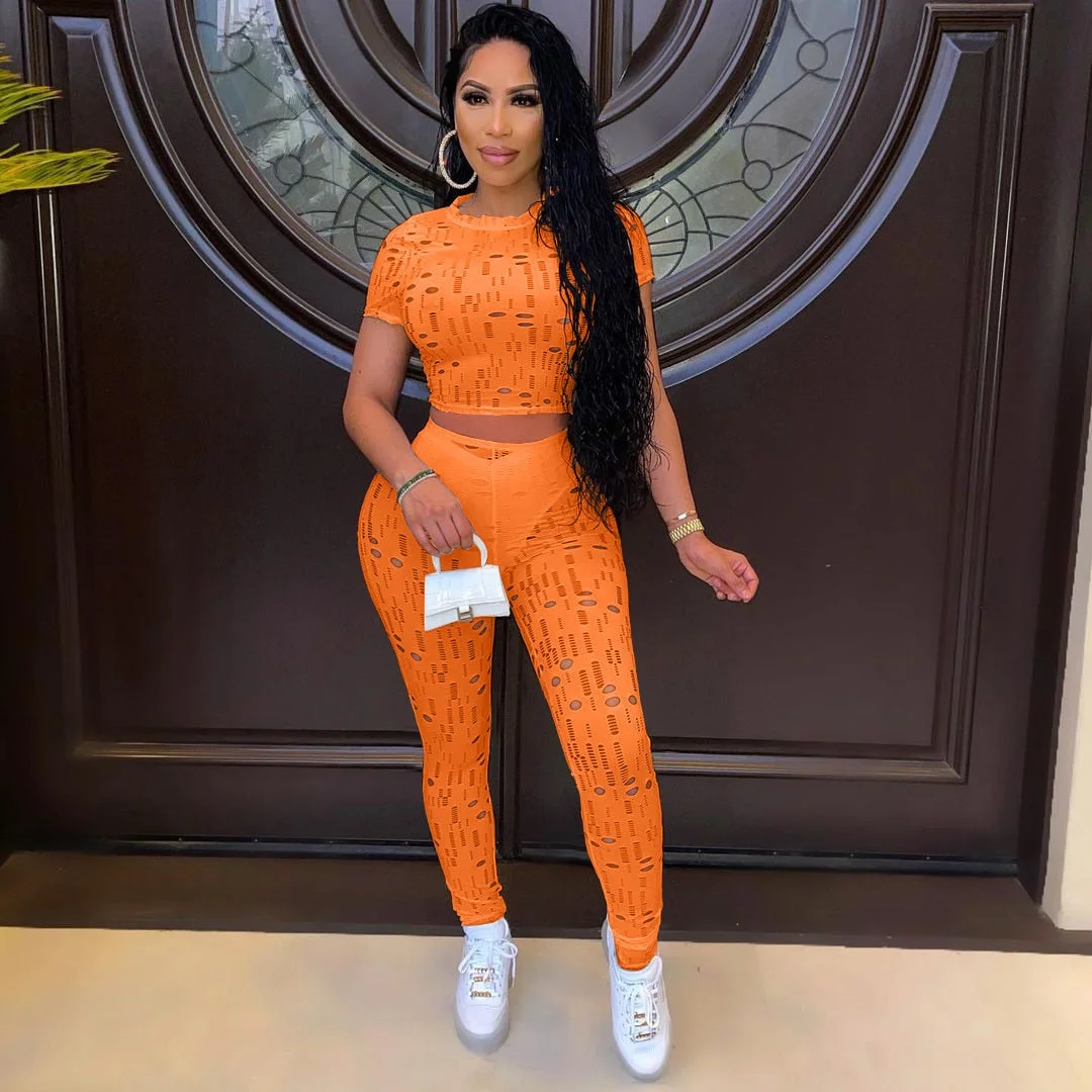 CM.YAYA Hole Active Women Set Long Sleeve T-shirt and Shorts Suit Sport Tracksuit Two Piece Set Fitness Outfit Black Tracksuit