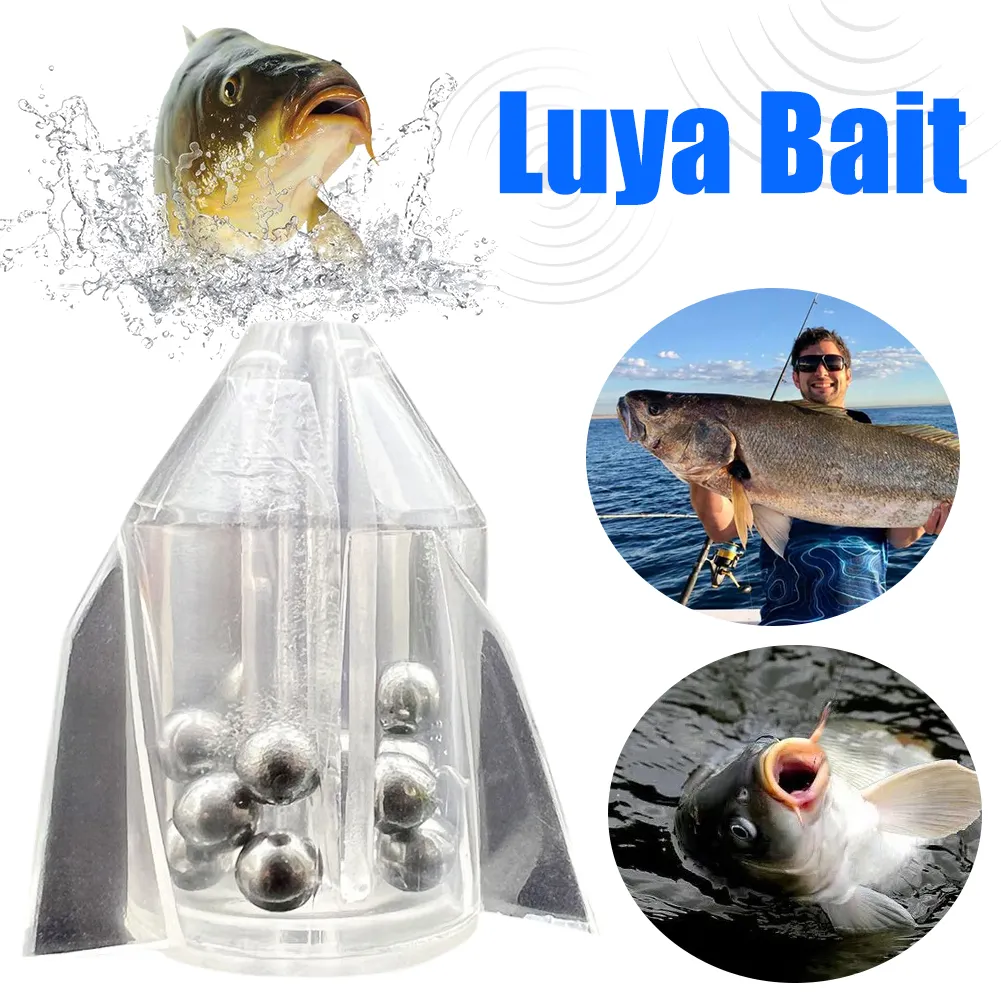 Fishing In-Line Rattle Fishing Attractor with Ringing Beads(Silver Style A)