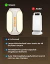 Outdoor Folding Camping Light 8000mAh Foldable LED Camping Light Power Bank 6 Modes Suspension