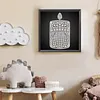 DIY Pearl Painting Candle for Home Wall Decor(25x25cm)