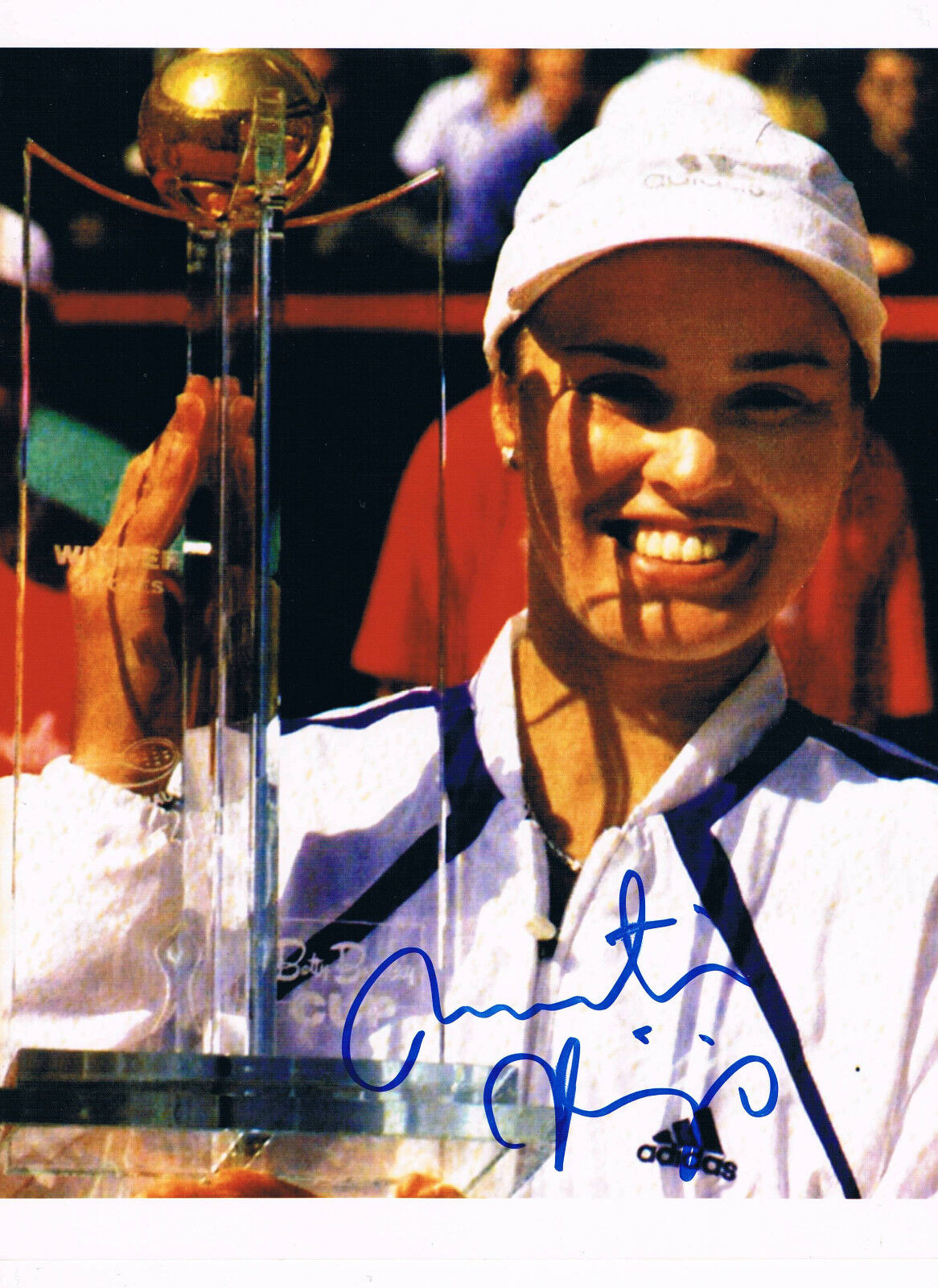 Martina Hingis 1980- genuine autograph 8x10