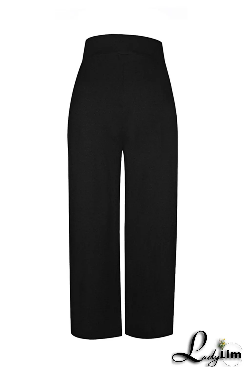 Coffee Fashion Casual Solid Patchwork Regular High Waist Conventional Solid Color Bottoms