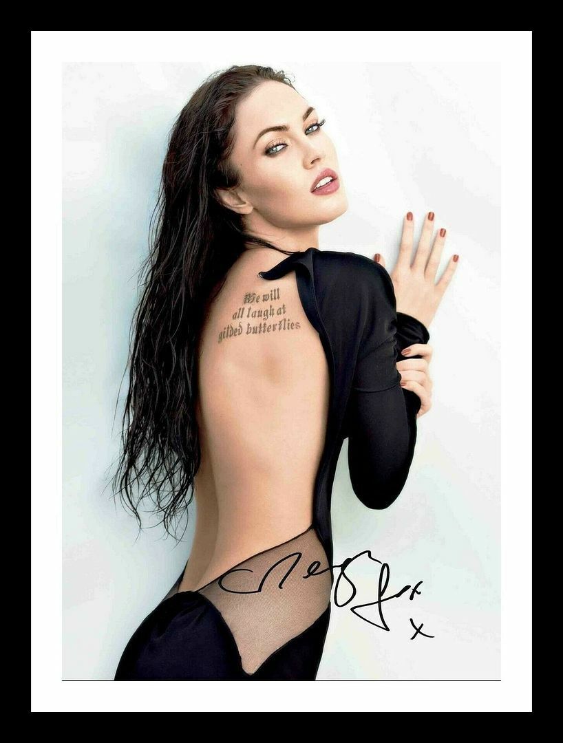 Megan Fox Autograph Signed & Framed Photo Poster painting 7