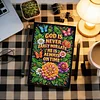 God Letters 5D DIY Diamond Art Painting Notebook Kit 50 Pages A5 Rhinestone Art Painting Notebook Kit for Adults Beginners Holiday Birthday Gift