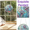 Pearl Jellyfish DIY Diamond Painting Pendant Art 9.41x8.78inch