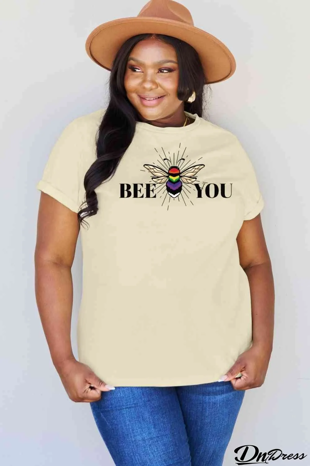 Simply Love Full Size BEE YOU Graphic T-Shirt