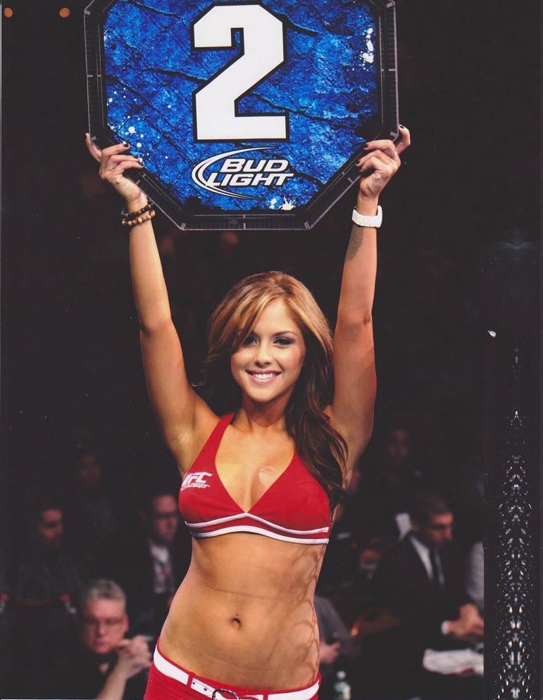 UFC Ring Girl BRITTNEY PALMER Photo Poster paintinggraph 11x14 Photo Poster painting PLAYBOY Pose 1