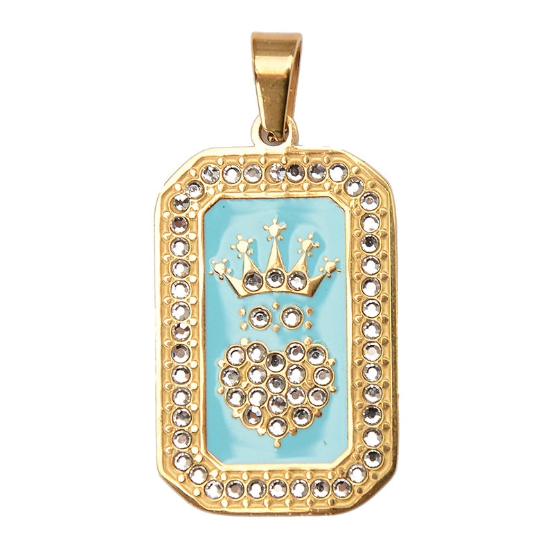 1 Piece 304 Stainless Steel Geometric Jewelry Accessories Pendant Chain