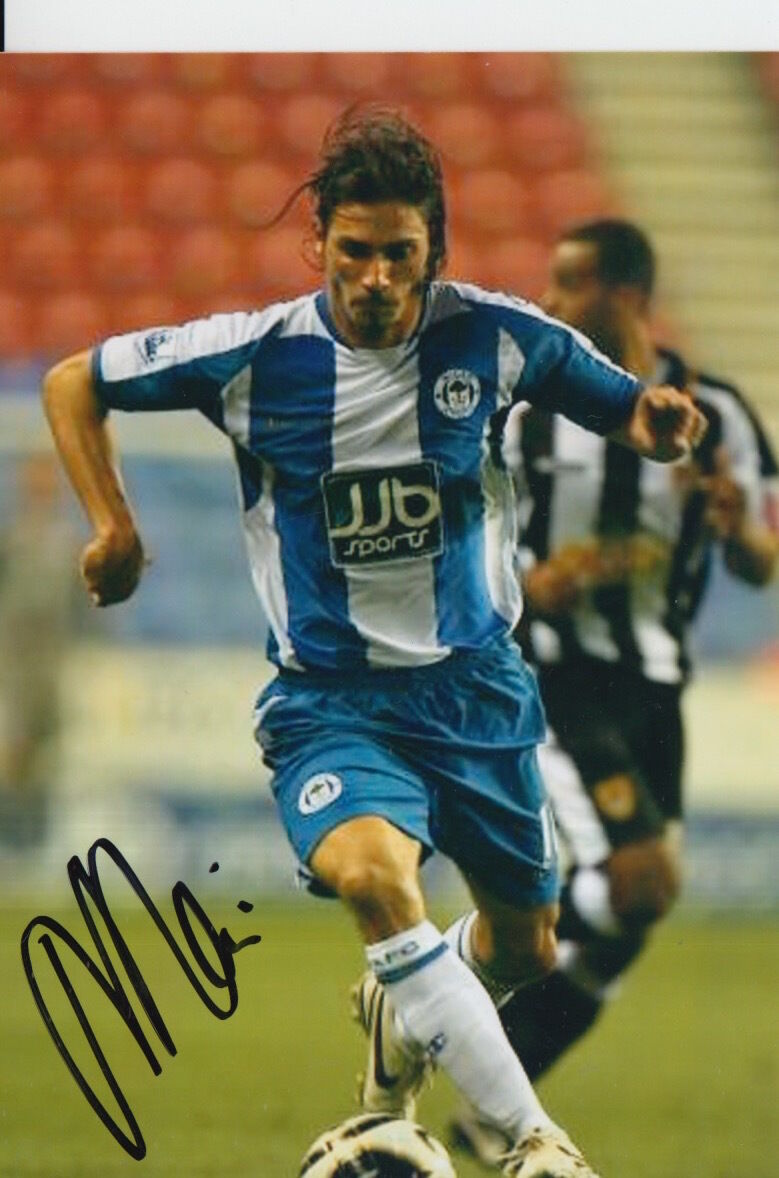 WIGAN HAND SIGNED DANIEL DE RIDDER 6X4 Photo Poster painting 1.