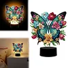 Cute Butterfly DIY Diamonds Painting Table Lamp 5D Diamond Painting Night Light