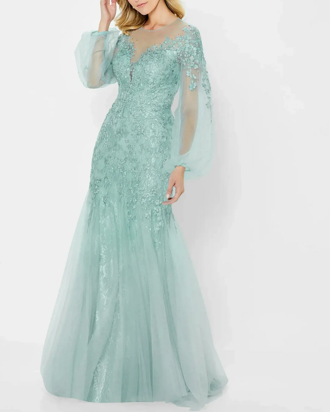Elegant Lace Mesh Dress