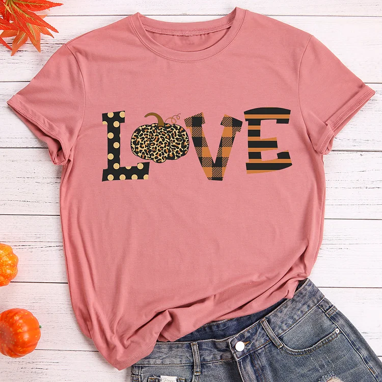 Love Pumpkin Long   T-shirt Tee -08682