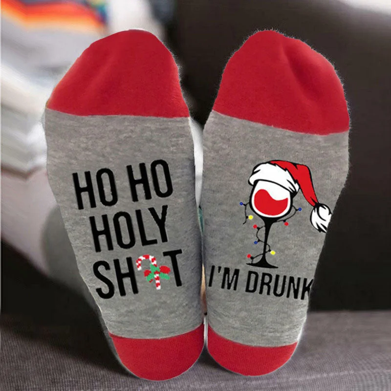 Casual Daily Print Patchwork Sock