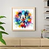 Mickey Splash - 18CT Stamped Cross Stitch 25*25cm tapestrymarket