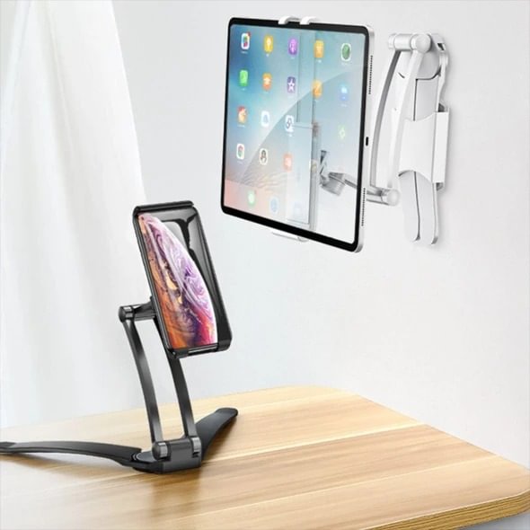 (HOT SALE!!!)Desktop & Wall Pull-Up Lazy Bracket
