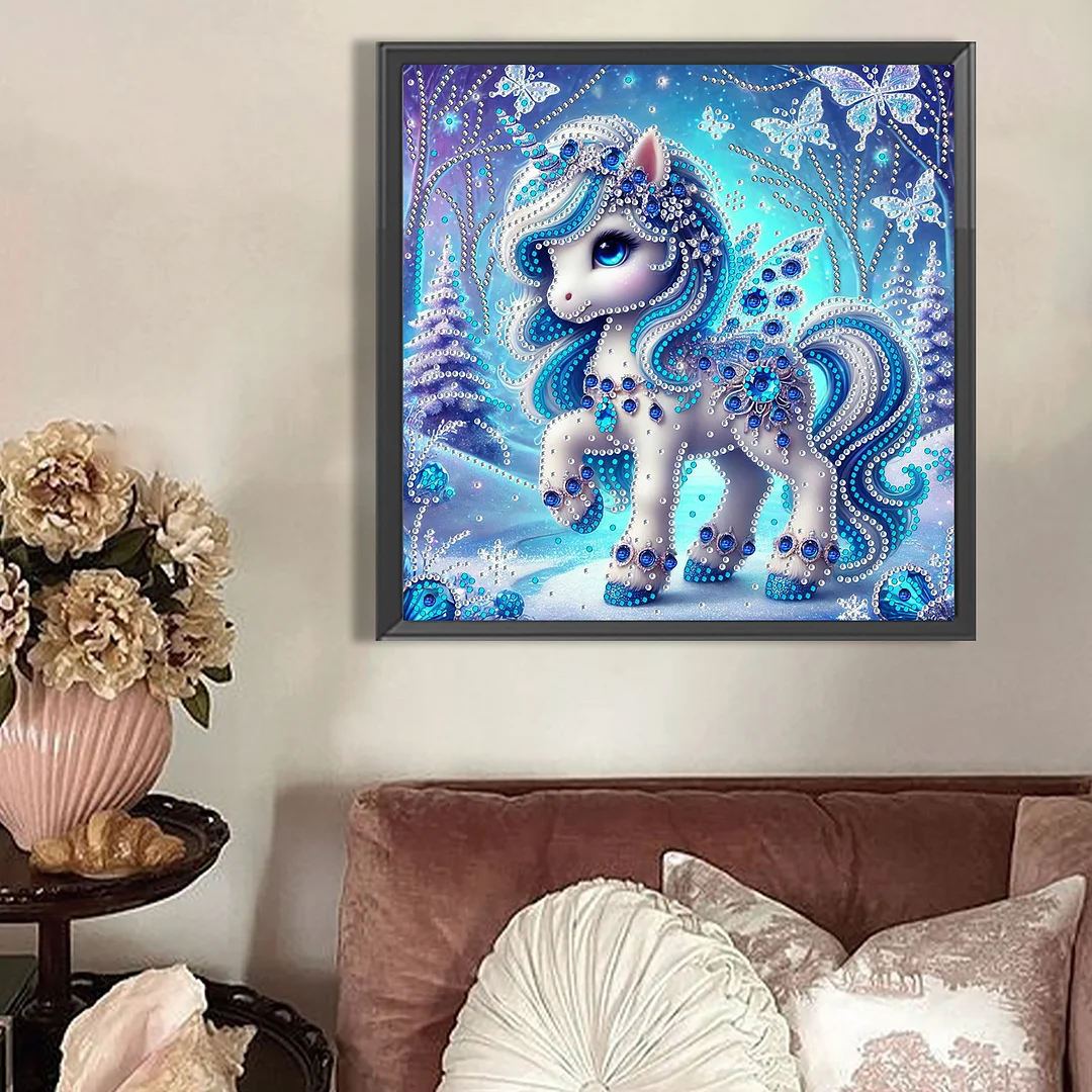 Wildebeest - Partial Special Shaped Drill Diamond Painting Kits (Canvas|30*30cm)