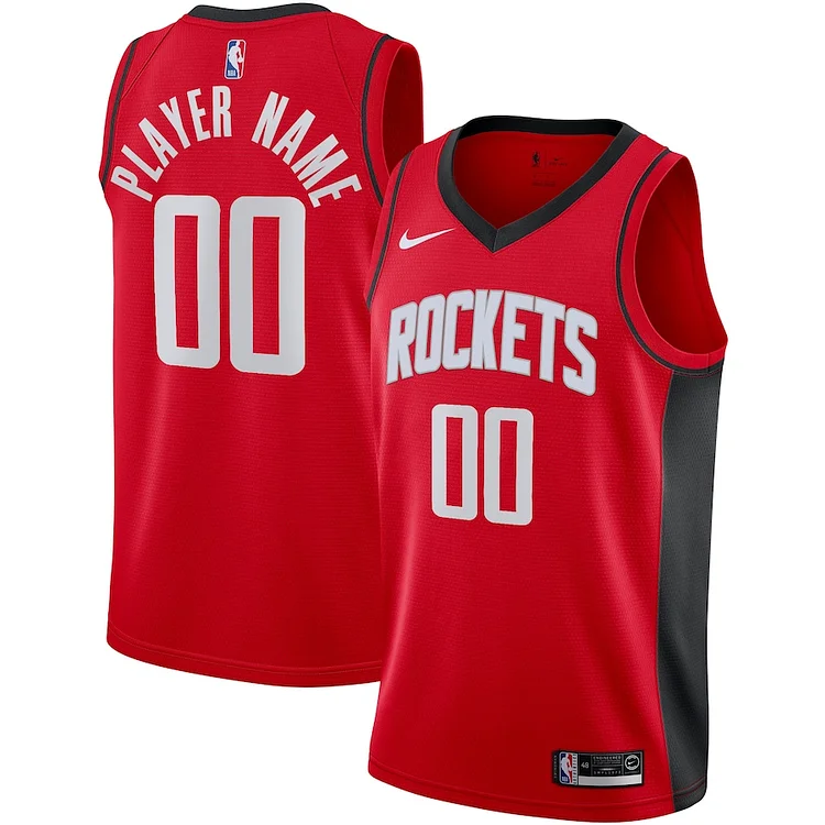 Houston Rockets Nike 2020/21 Swingman Custom Jersey - Icon Edition - Red