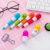 20PCS Creative Ball-pens Funny Pills Shape Extendable Cartoon Pens Portable Kids Student Office Colorful Stationery Gift