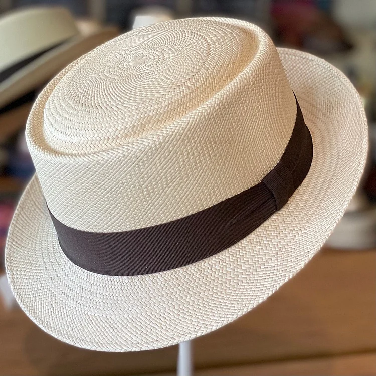 【Pre-sale】 ! 🌿Can be rolls up for packing -Handmade Panama Hat-Cranston