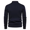 Men's Stand Collar Half Zip High Quality Sweater