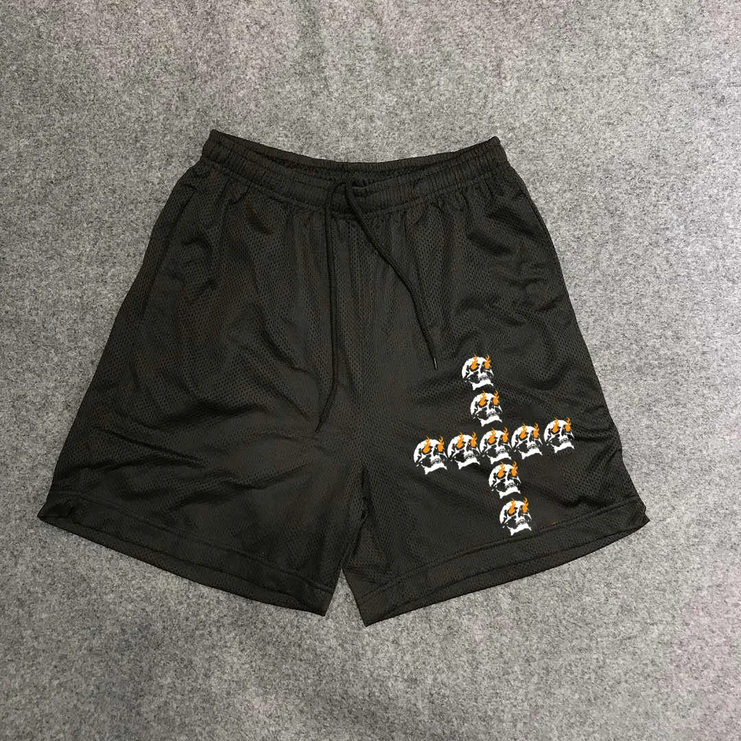 Skull fashion sports street shorts