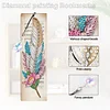4Pcs Special Shape Feather 5D DIY Diamond Painting Bookmark for Book Lovers