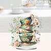 Cup DIY Acrylic Desktop Diamond Art Kit Single-Sided for Home Decor