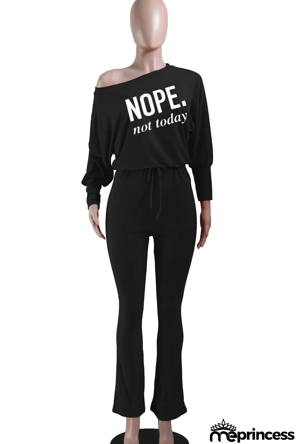 Grey Casual Print Split Joint Oblique Collar Regular Jumpsuits