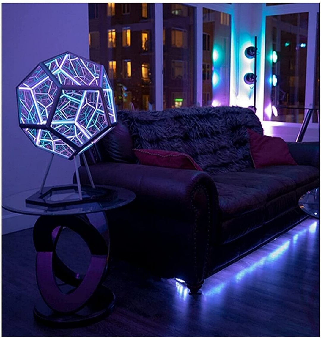 50% OFF-Infinite Dodecahedron Color Art Light.