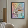 Diamond Painting-DIY Special Shaped Drill Pearl Painting Piano(35x45cm)
