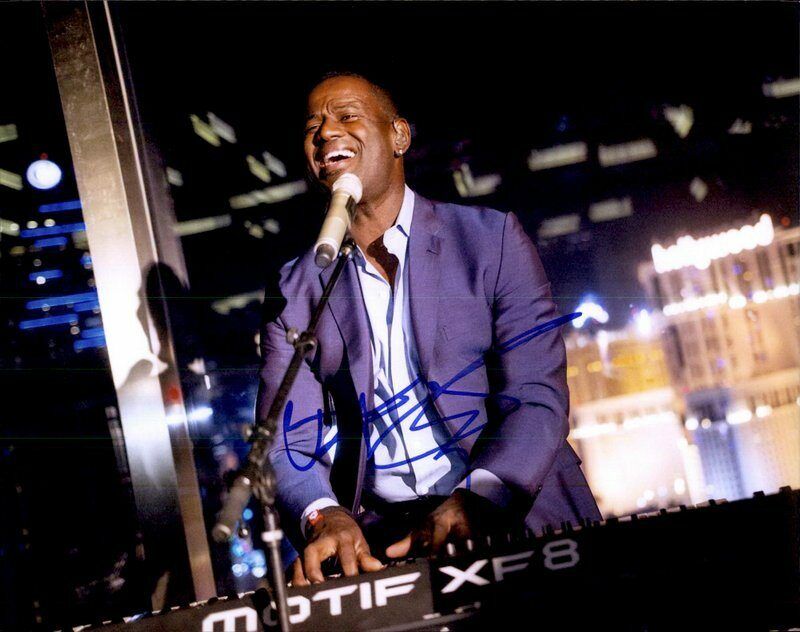 Brian Mcknight authentic signed RAPPER 8x10 Photo Poster painting W/ Certificate Autographed A20