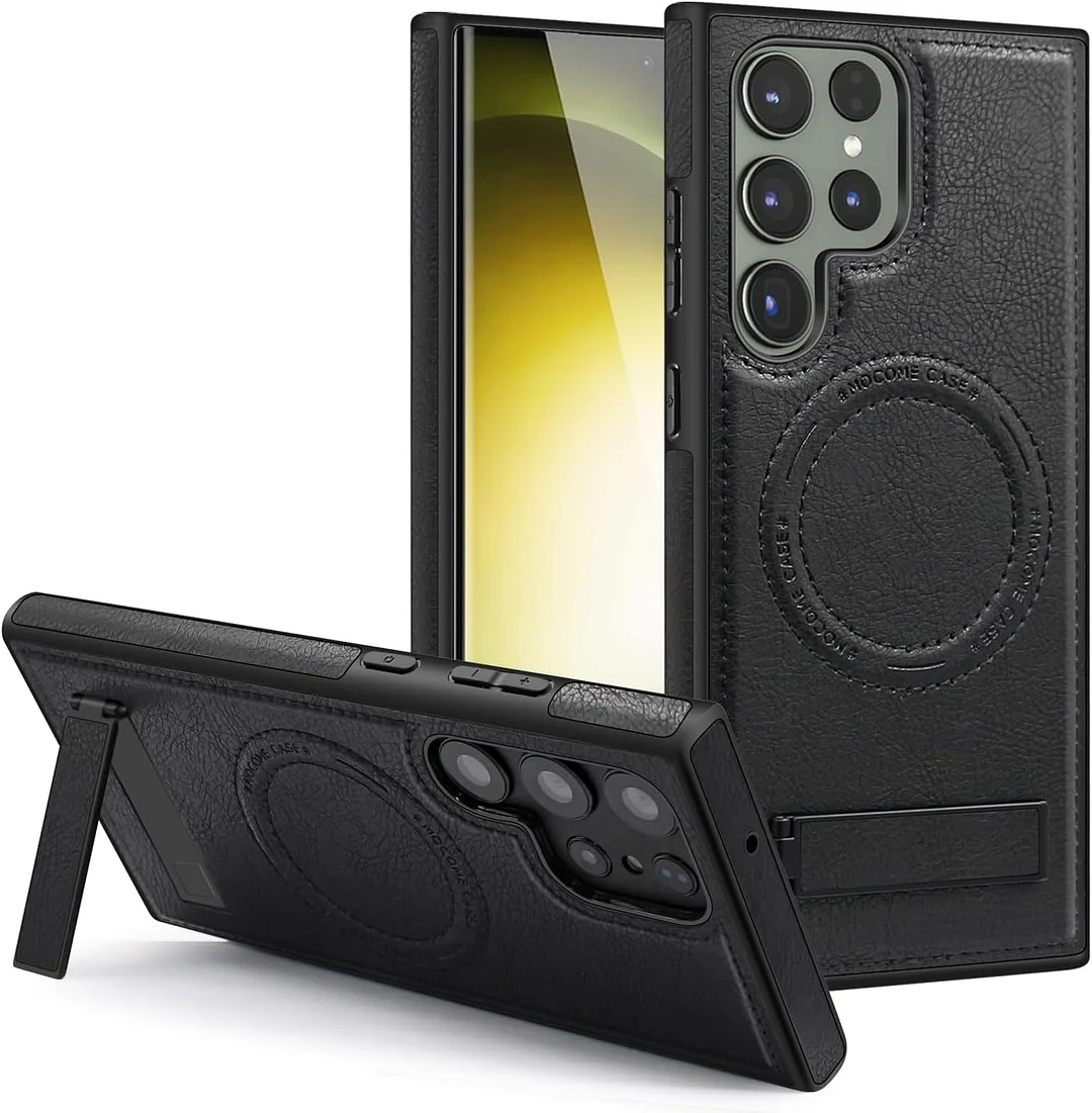 Samsung Galaxy Z Fold 6 Leather Case Magnetic Protective Case Holder Phone Case