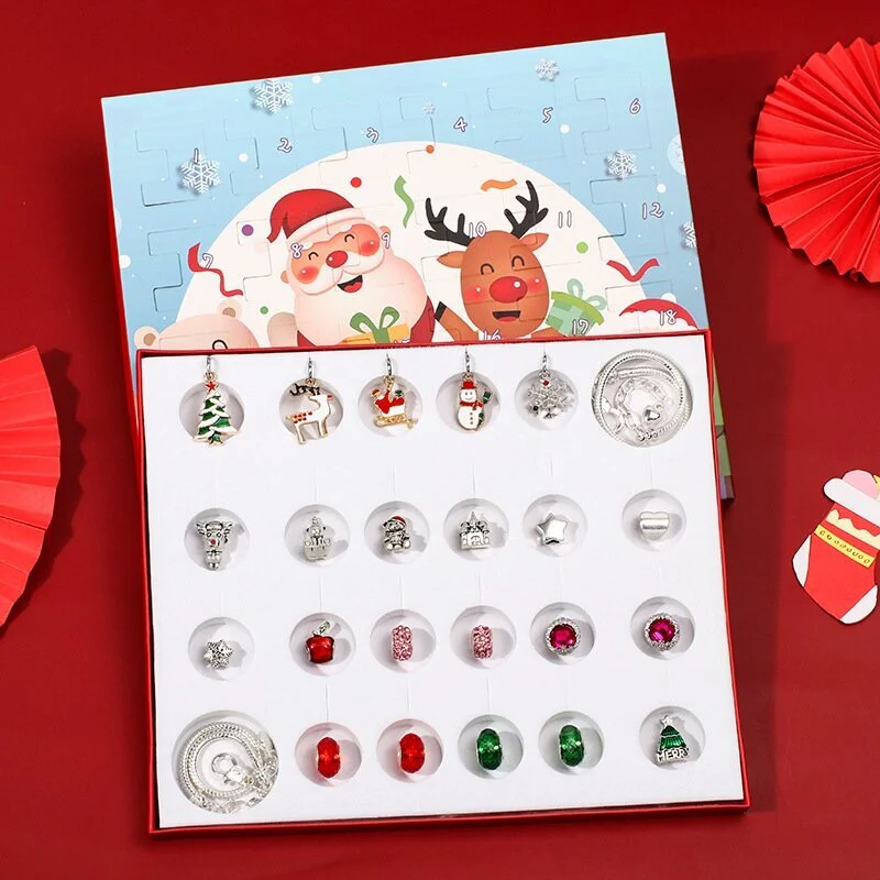 Charms DIY Bracelet Advent Christmas Countdown Calendar