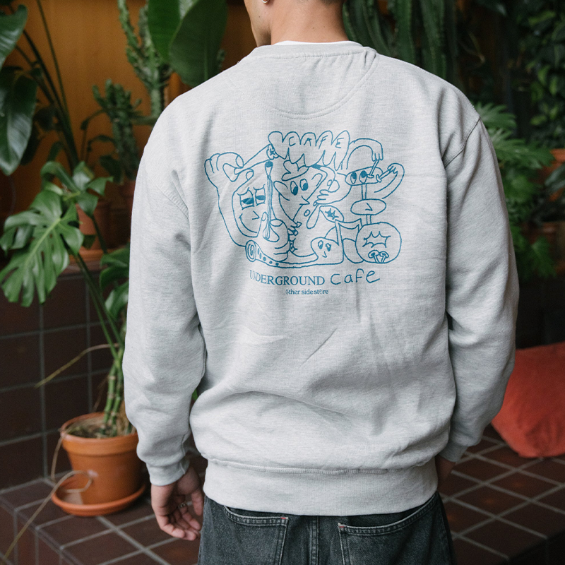 Men's Simple Crew Neck Sweatshirt、、URBENIE