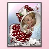 Diamond Painting -DIY Round Drill Cartoon Girl