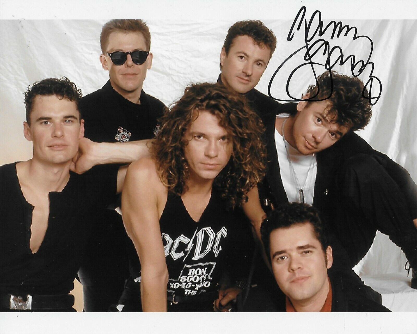 Garry Beers INXS Original Autographed 8X10 Photo Poster painting #4