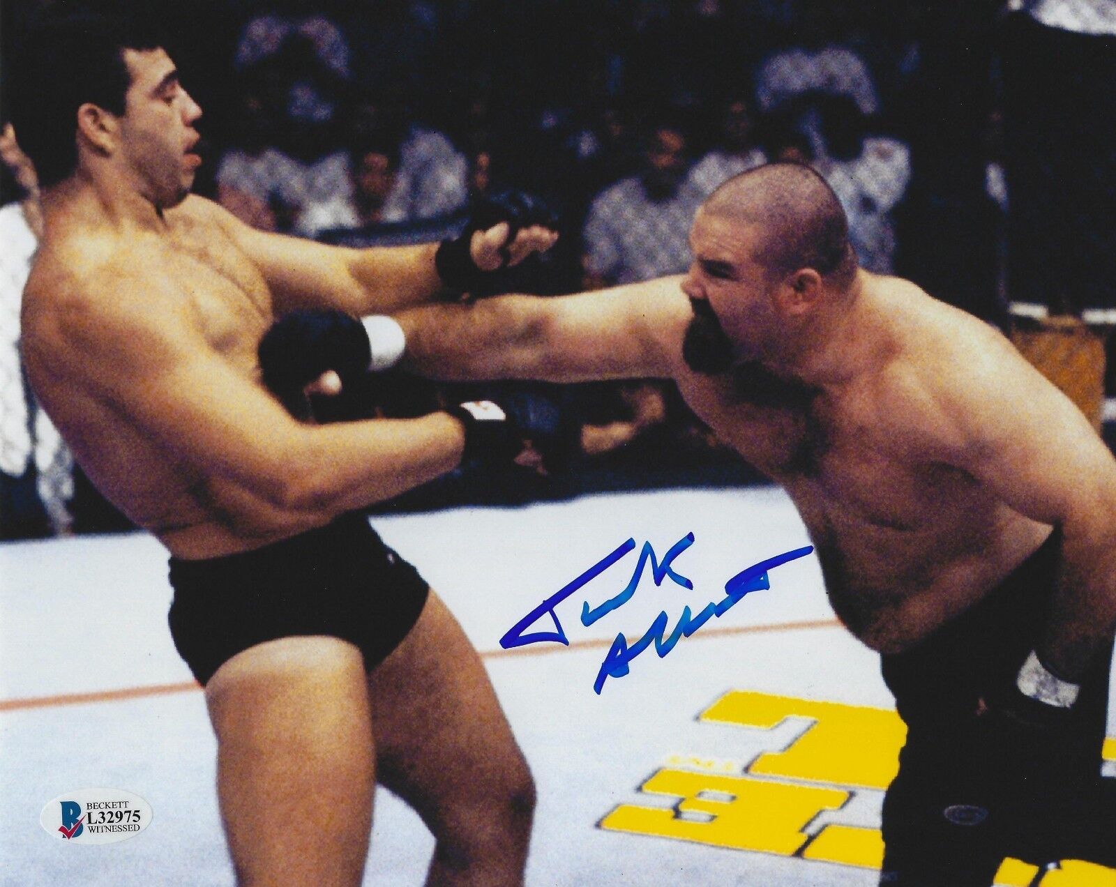 Tank Abbott Signed UFC 8x10 Photo Poster painting BAS Beckett COA Pedro Rizzo Picture Autograph